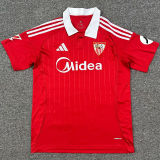 2025/26 Sevilla FC Away Red Fans Soccer Jersey