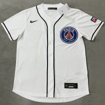 2025/26 PSG White Baseball T-Shirt