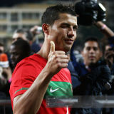 2010 Portugal Home Red Retro Player Version Long Sleeve Soccer Jersey 球员版