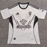 2025/26 Albacete Home White Fans Soccer Jersey 阿尔巴赛特