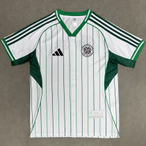 2025/26 Celtic White Baseball T-Shirt