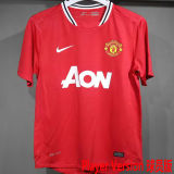 2011/2012 M Utd Home Retro Player Version Soccer Jersey