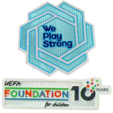 We Play Strong 2005  女足欧洲杯+10周年公平条 You can buy it alone OR tell us which jersey to print it on