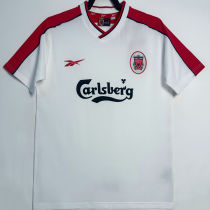 1998/1999 LFC Away White Retro Soccer Jersey