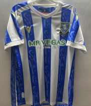2025/26 Sheffield Wednesday Home Fans Soccer Jersey 带胸前广告
