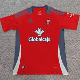 2025/26 Albacete Away Red Fans Soccer Jersey 阿尔巴赛特