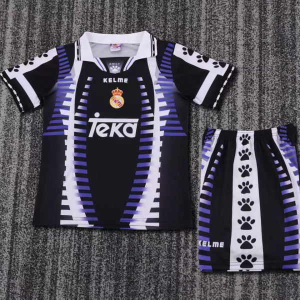 1997/1998 RM Third Retro Kids Soccer Jersey
