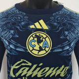 2025/26 Club America Away Player Version Long Sleeve Soccer Jersey 长袖