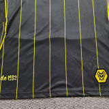 2025/26 Zaragoza Away Black Fans Soccer Jersey