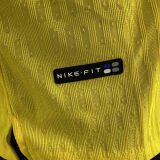 1998 Brazil Home Yellow Retro Player Version Soccer Jersey 球员版