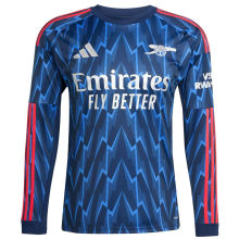 2025/26 ARS Away Blue Fans Long Sleeve Soccer Jersey