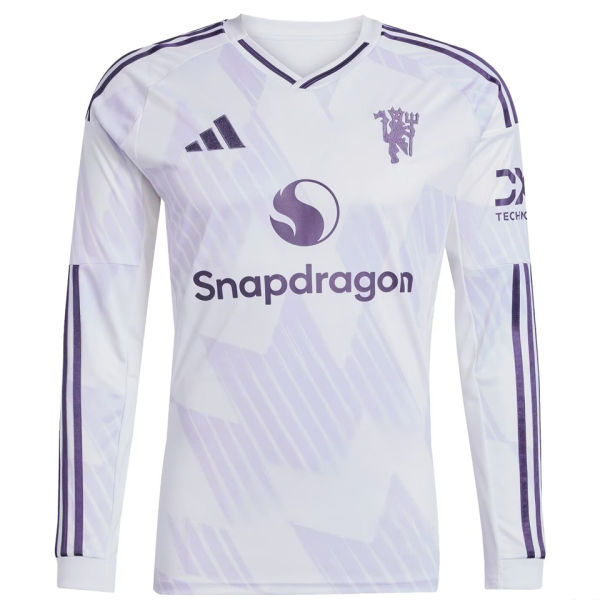 2025/26 M Utd Away Fans Long Sleeve Soccer Jersey