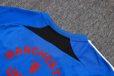 2025/26 M Utd Blue POLO Training Tracksuit