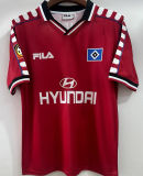 1999 Hamburger Away Red Retro Soccer Jersey