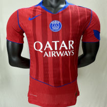 2025/26 PSG Third Red Player Version Soccer Jersey