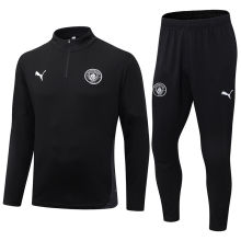 2025/26 Man City Black Sweater Tracksuit