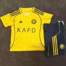 2025/26 Al Nassr Home Yellow Kids Soccer Jersey