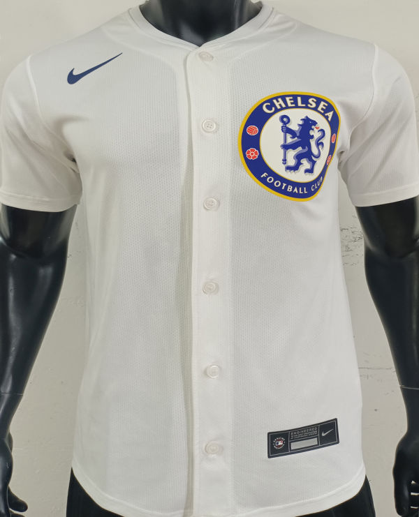 2025/26 CFC White Baseball Player Version T-Shirt  硅胶版