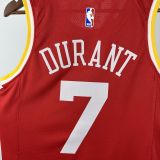 Rockets DURANT #7 Red Retro NBA Jersey