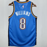 Thunder WILLIANS #8 Blue NBA Jersey