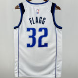 Mavericks FLAGG #32 White City Edition NBA Jersey