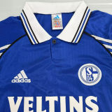 1998/2000 Schalke 04 Home Blue Retro Soccer Jersey