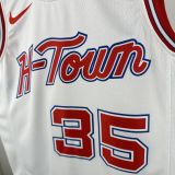 Rockets DURANT #35 White City Edition NBA Jerseys