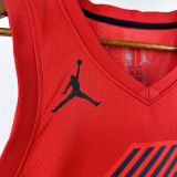 Trail Blazers YANG #16 Red NBA Jersey