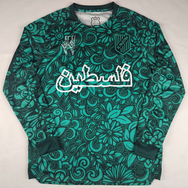 2025/26 FC Palestine Fans Long Sleeve Soccer Jersey 阿拉伯文