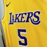 Lakers AYTON #5 Yellow NBA Jersey