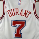 Rockets DURANT #7 White City Edition NBA Jersey