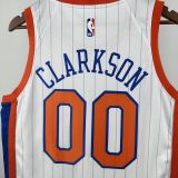 2025 NY Knicks CLARKSON #00 White City Edition NBA Jersey