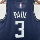 Clippers PAUL #3 Sapphire Blue City Edition NBA Jersey