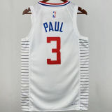 Clippers PAUL #3 White NBA Jersey