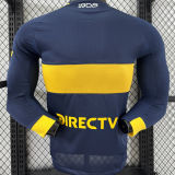 2025/26 Boca 120th Anniversary Edition Player Version Long Sleeve Jersey 有背下广告