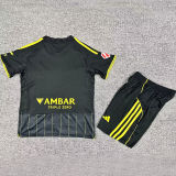 2025/26 Zaragoza Away Black Kids Soccer Jersey