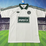 2025/26 AD x oasis #25 White Retro Style Fans Soccer Jersey (Have No.25 带号码）