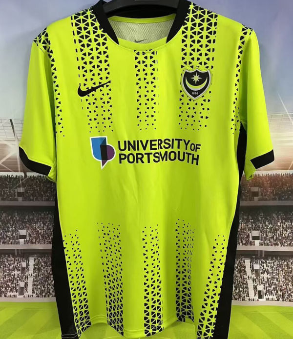 2025/26 Portsmouth Third Green Fans Soccer Jersey