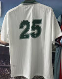 2025/26 AD x oasis #25 White Retro Style Fans Soccer Jersey (Have No.25 带号码）