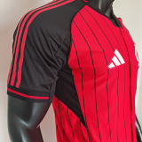 2025/26 Flamengo Red Baseball Player Version T-Shirt  硅胶版