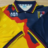 1998 Venezuela Away Yellow Retro Soccer Jersey
