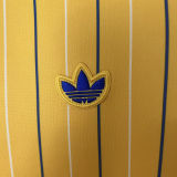 2025/26 Leeds United Retro Style Yellow Fans Soccer Jersey