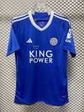 Leicester City Home Blue Retro Soccer Jersey
