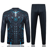 2025/26 Napoli Dark Graye Kids Sweater Tracksuit