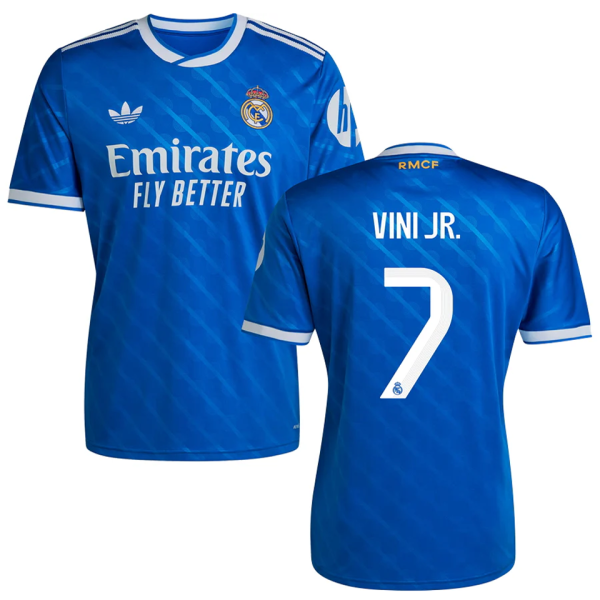 VINI JR． #7 RM 1:1 Quality Third Fans Soccer Jersey 2025/26（UCL Font) ★★