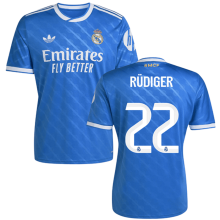 RÜDIGER #22 RM 1:1 Quality Third Fans Soccer Jersey 2025/26（UCL Font) ★★