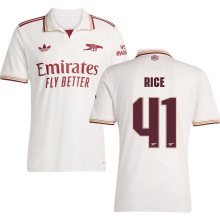 RICE #41 ARS 1:1 Quality Third Fans Soccer Jersey 2025/26 (UCL Font 欧冠字体 ) ★★