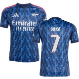 SAKA #7 ARS 1:1 Quality Away Fans Soccer Jersey 2025/26 (UCL Font 欧冠字体 ) ★★