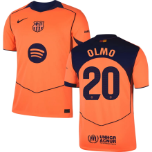 OLMO # 20 BA 1:1 Quality Third Fans Soccer Jersey 2025/26 (LaLiga Font 西甲字体 有号下广告) ★★