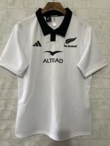 2025/26 All Blacks Home Black Rugby Shirt 有领